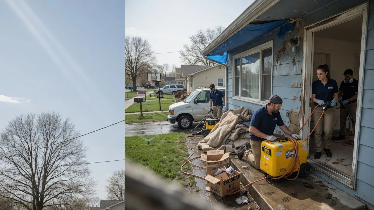 Basement Flood Cleanup in Palatine, IL near me